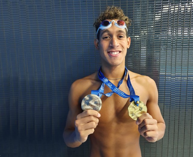 Hugo González, oro y plata en los Europeos de natación de Budapest
