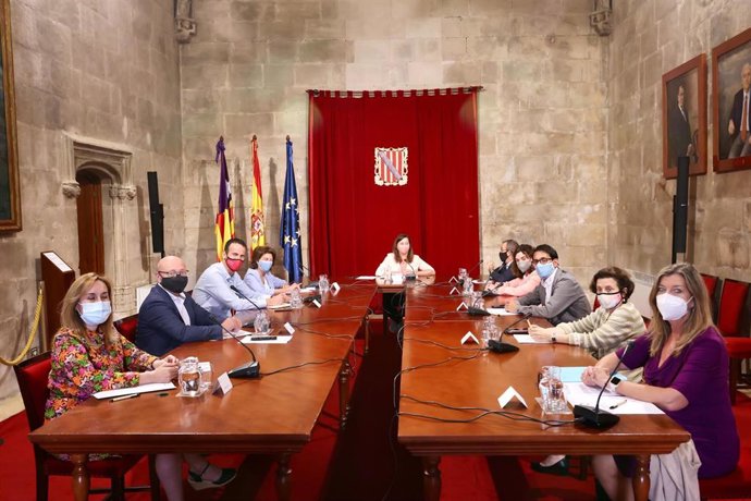 Reunión de la Mesa de Diálogo Social de Baleares.