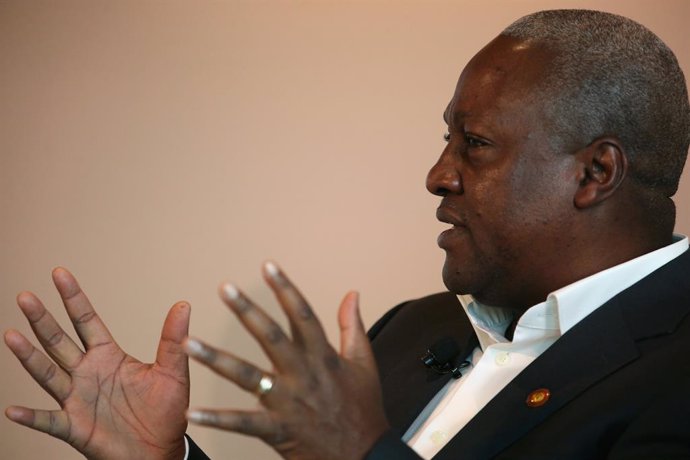 Archivo - El expresidente de Ghana John Mahama
