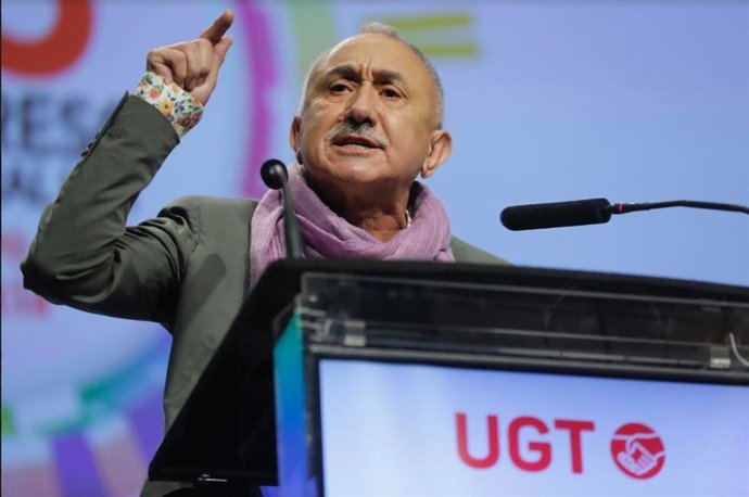 El secretario general de UGT, Pepe Álvarez