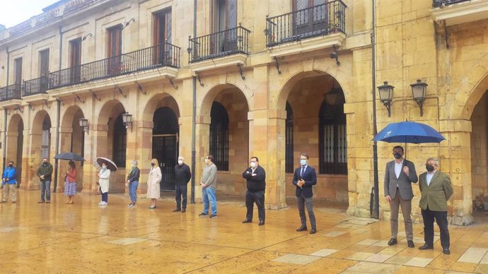 Concentración en Oviedo contra la violencia machista