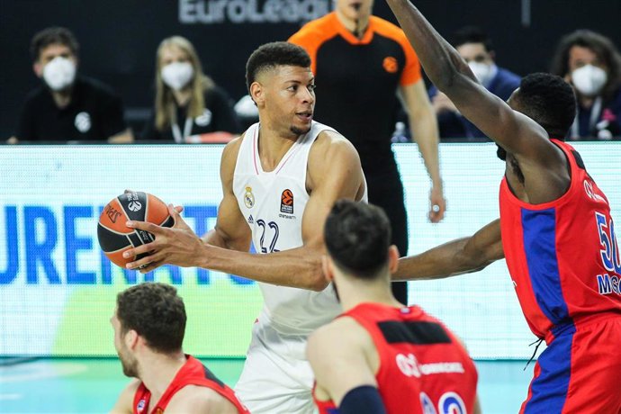 Archivo - Tavares en el Real Madrid-CSKA