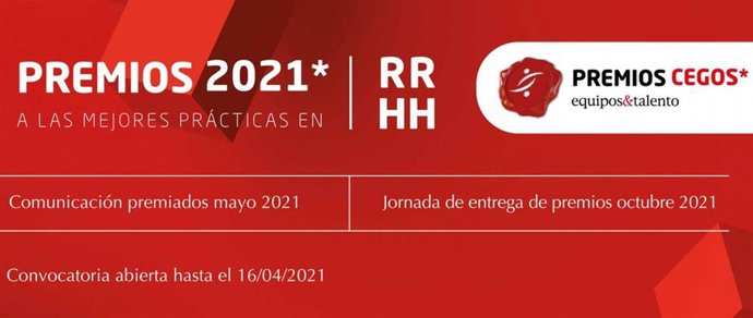 Cartel de la convocatoria de los premios