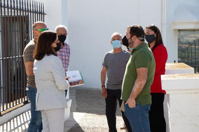 La parlamentaria de Vox Ángela Mular en Arcos