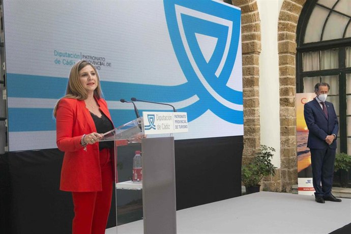 Irene García en el acto del Día de la Provincia para Fitur