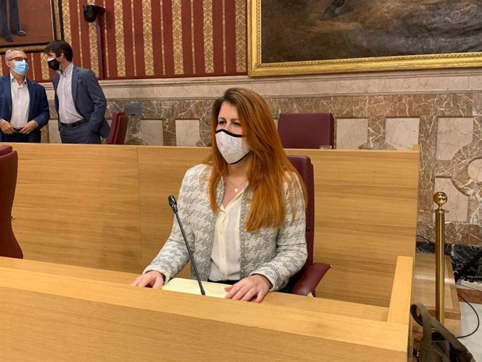 La portavoz de Adelante, Susana Serrano, en una foto de archivo