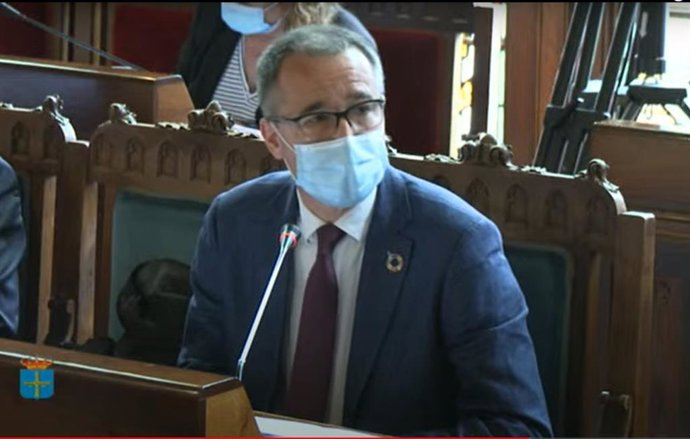 El consejero de Salud, Pablo Fernández Muñiz,.