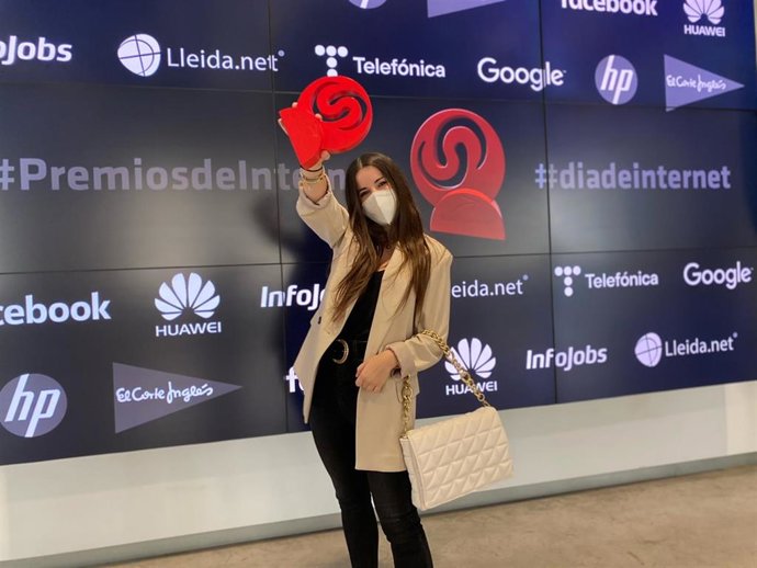 La consultora de marketing digital Bego Romero, en los Premios de Internet 2021