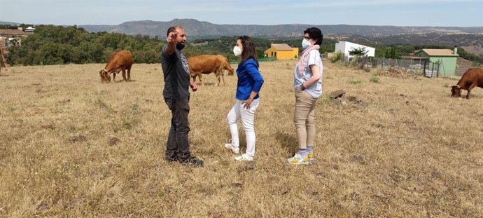 Visita de Yolanda Sáez a Baños de la Encina