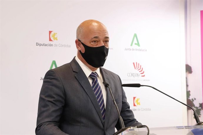 El presidente de la Diputación de Córdoba, Antonio Ruiz, en Fitur 2021.