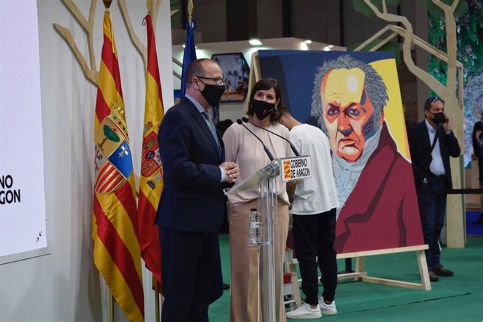 Faci y Allué en Fitur.