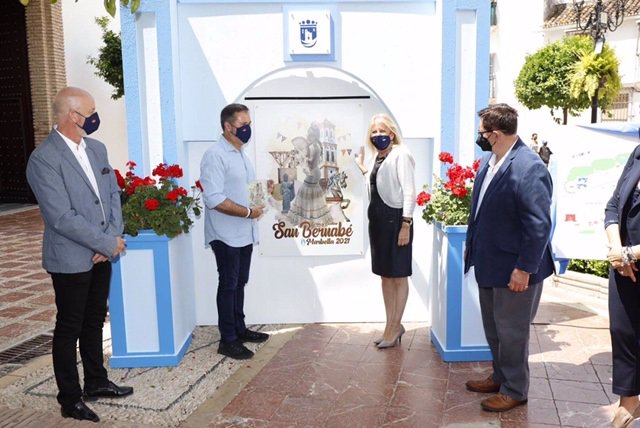 La alcaldesa de Marbella presenta la agenda de actividades de la Feria de San Bernabé 2021
