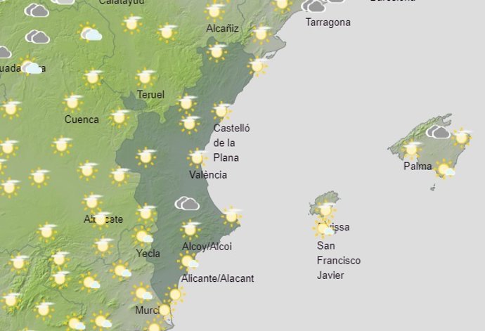 Predicción del tiempo para este sábado 22 de mayo