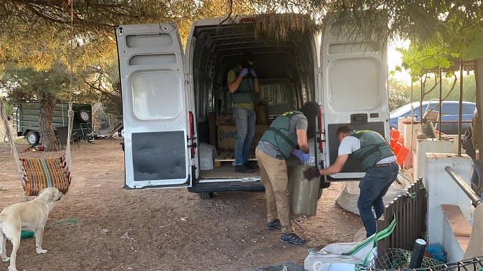 Intervención de droga en Isla Canela.