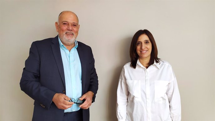 Els advocats Gonal Oliveros i Anna Boza, candidats a deg i vicedegana de l'Icab en les eleccions del 3 de juny de 2021.