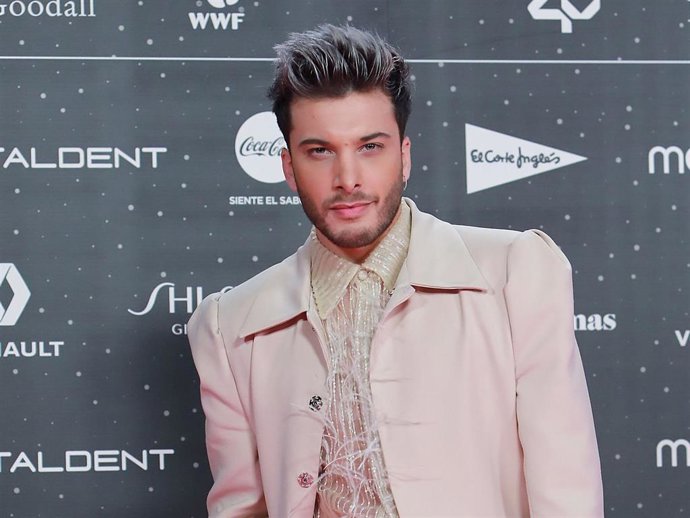 Archivo - Blas Cantó en los 40 Music Awards 2019