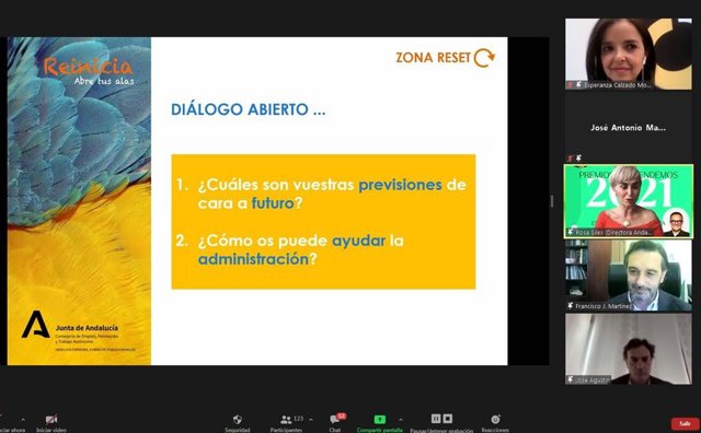 Encuentro digital 'Cómo reactivar la industria alimentaria' en Jaén.