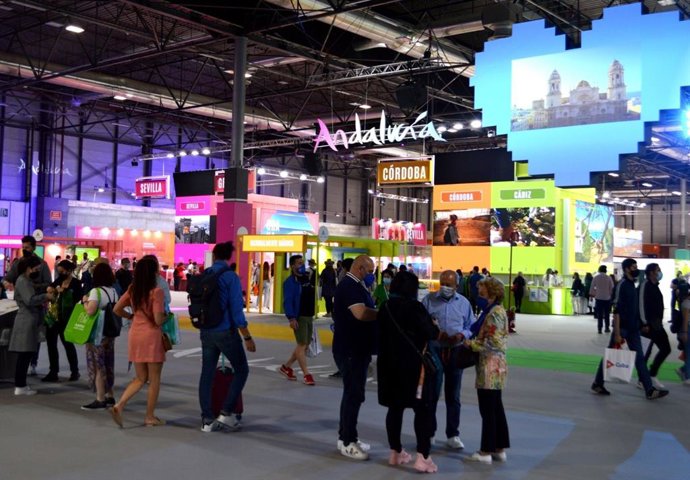 Expositor de Andalucía en Fitur.