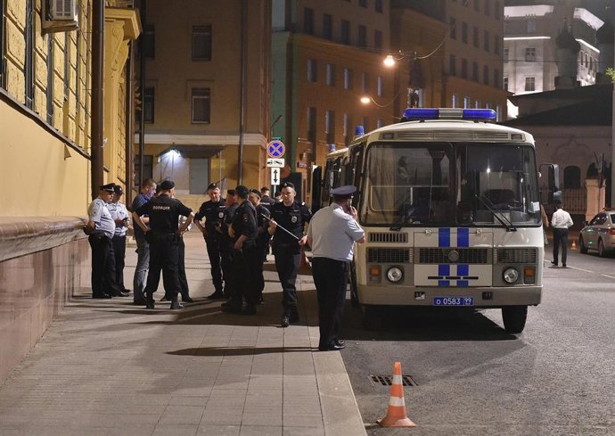 Archivo - Policía en Rusia