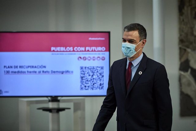 El presidente del Gobierno, Pedro Sánchez, 