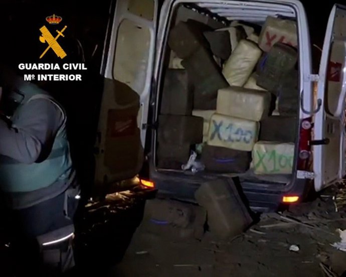 Hachís intervenido.