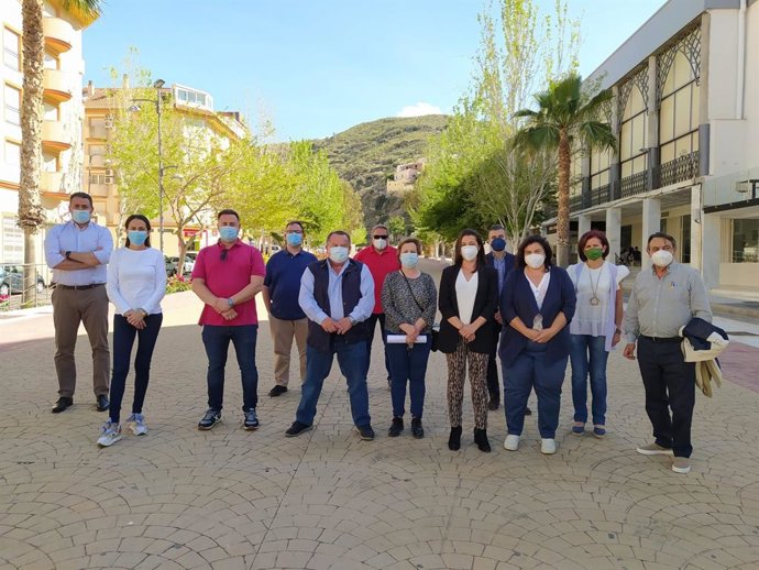 Reunión de representantes del PP con alcaldes de la Mancomunidad del Almanzora de Almería.