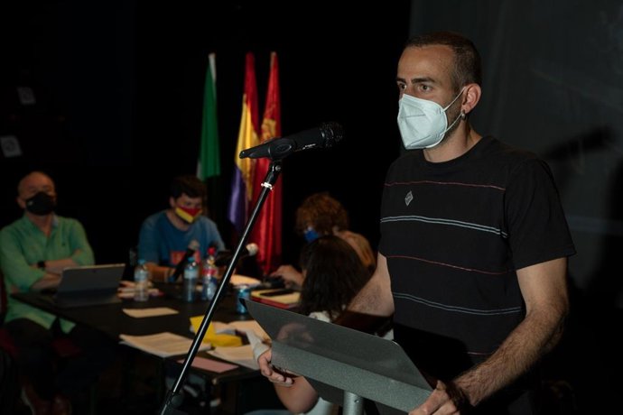 El secretario Político del PCA en Sevilla, Miguel Ángel Bustamante.