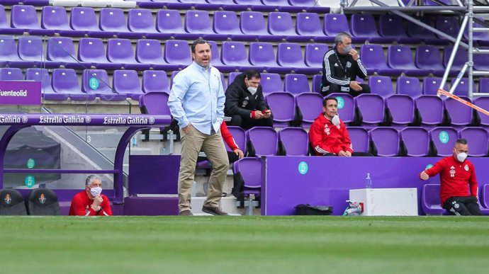 Sergio Gonzalez of Real Valladolid during La Liga football match between Real Valladolid and Atletico de Madrid at Jose Zorrilla stadium on May 21, 2021 in Valladolid, Spain.