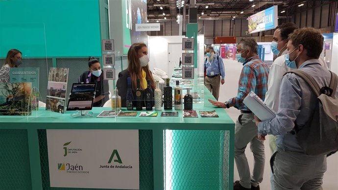 Estand de la Diputación de Jaén en Fitur.