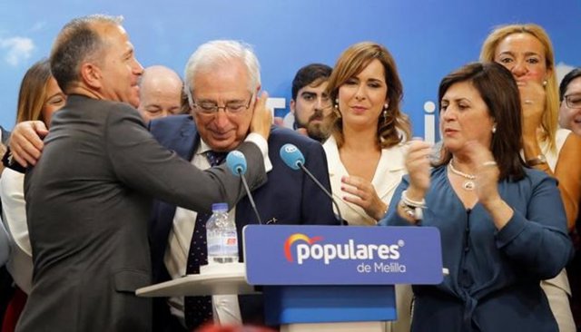 El presidente del PP de Melilla, Juan José Imbroda, en una foto de archivo.