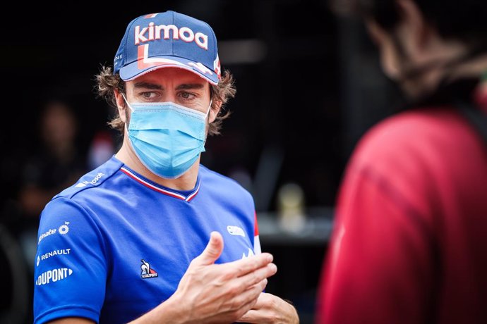 ALONSO Fernando (spa), Alpine F1 A521, portrait during the 2021 Formula One World Championship, Grand Prix of Monaco from on May 20 to 23 in Monaco - Photo Antonin Vincent / DPPI