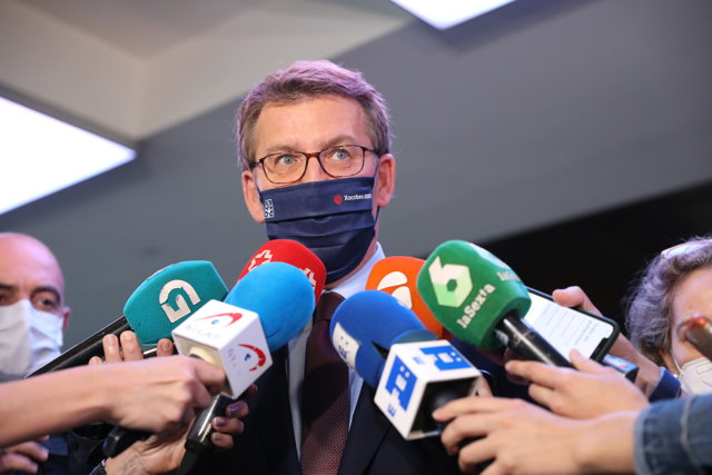 El presidente de la Xunta de Galicia, Alberto Núñez Feijóo