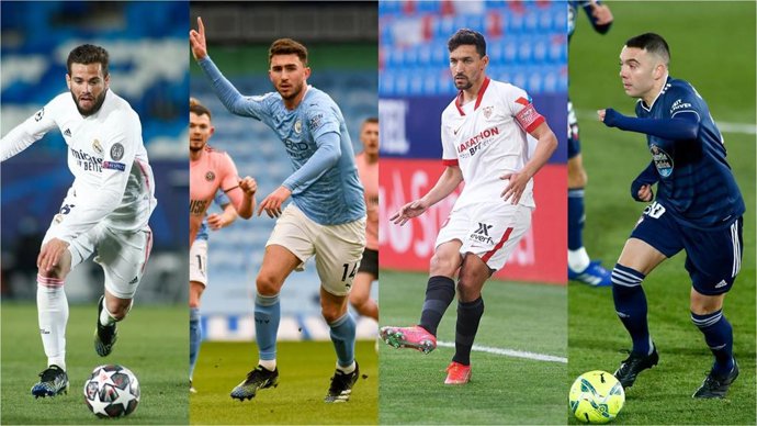 Nacho, Laporte, Navas y Aspas