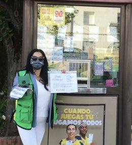 Josefa Vega, vendedora de la ONCE de Ronda que ha repartido un sueldazo