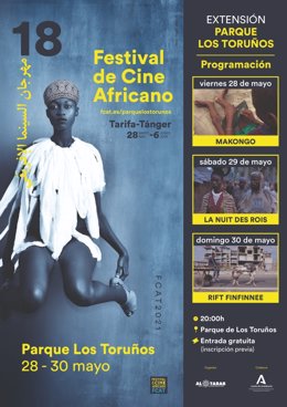 Programación del Festival de Cine Africano en Los Toruños