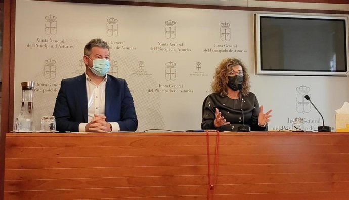 Los diputados de Cs  Susana Fernández y Sergio García.