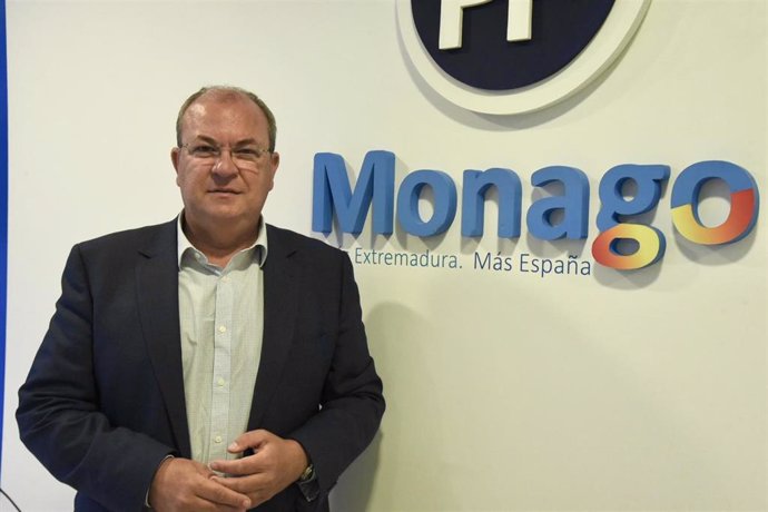 El presidente del PP de Extremadura, José Antonio Monago
