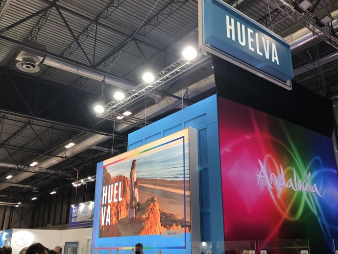 Stand de Huelva en Fitur.