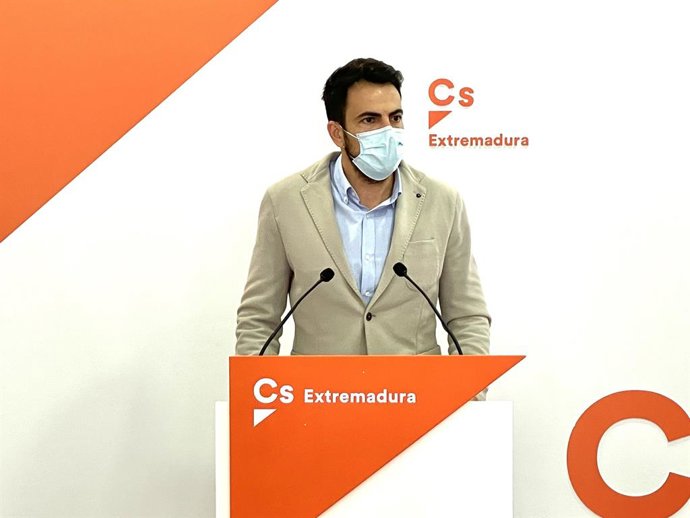 El coordinador de CS Extremadura, David Salazar