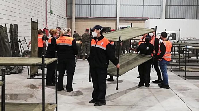 Acondicionan más naves para albergar a menores marroquíes en Ceuta