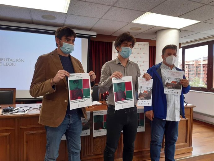 El diputado de Cultura, Arte y Patrimonio, Pablo López Presa, en la presentación del Premio Caitano Álvarez Bardón.