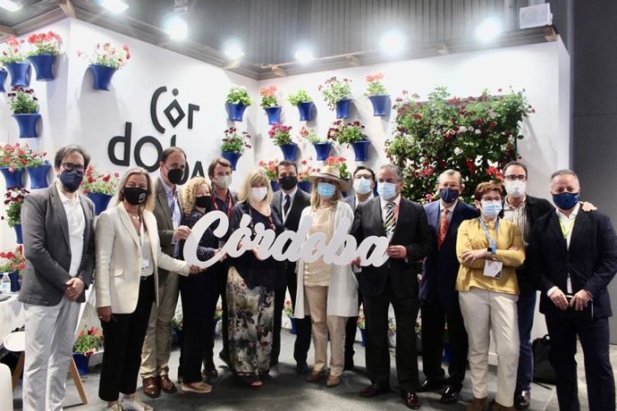Parte de los representantes de la delegación cordobesa en Fitur 2021.