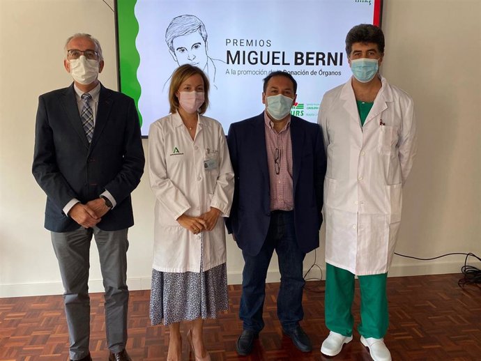 El jurado de los II Premios Miguel Berni a la promoción de la donación de órganos.