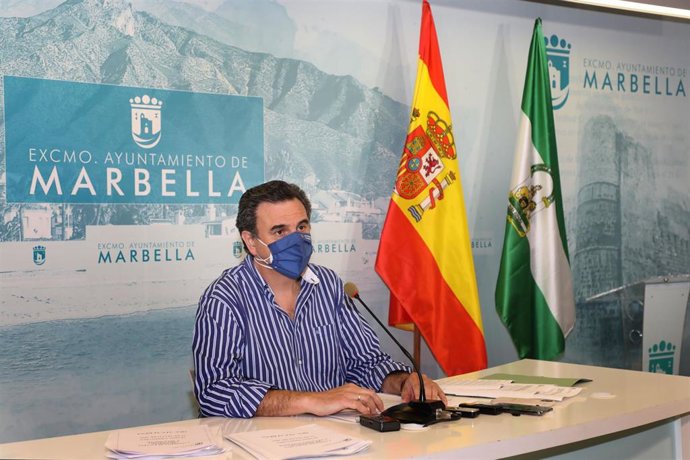 El portavoz municipal de Marbella (Málaga), Félix Romero,