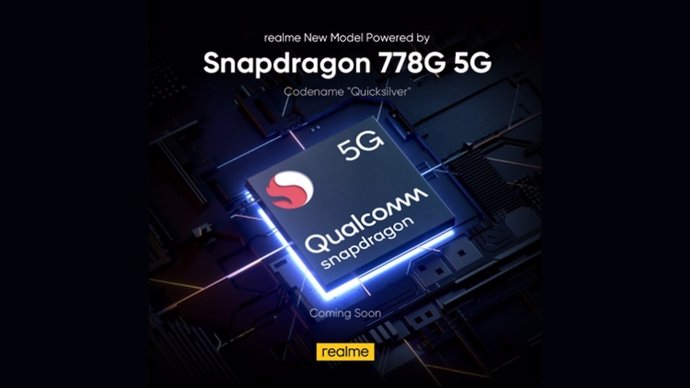 Realme integrará un chip Snapdragon 778G en su smartphone con nombre en clave 'Quicksilver