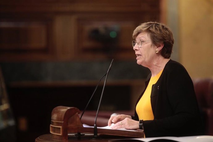 La diputada de Unidas Podemos por Baleares en el Congreso, Antonia Jover.