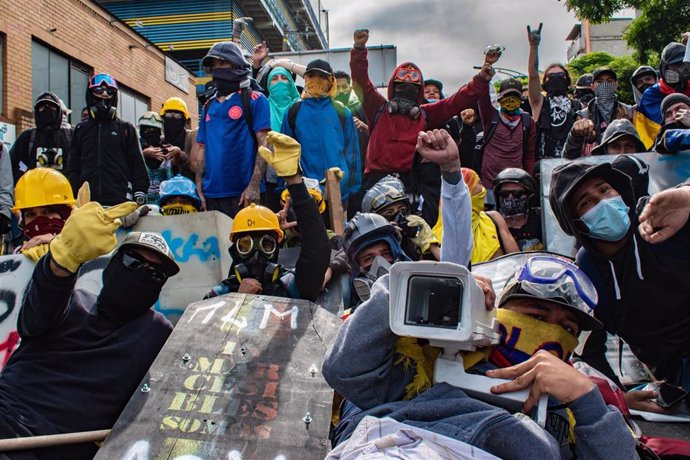 Manifestación contra el Gobierno en Medellín