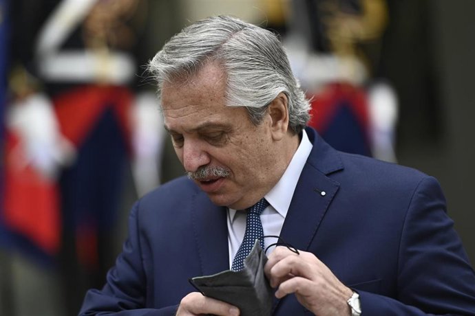 El presidente de Argentina, Alberto Fernández