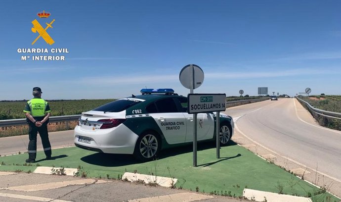 Control de velocidad de la Guardia Civil.
