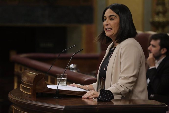 Archivo - La diputada de Ciudadanos Maria del Carmen Martínez Granados interviene desde la tribuna en el Congreso d